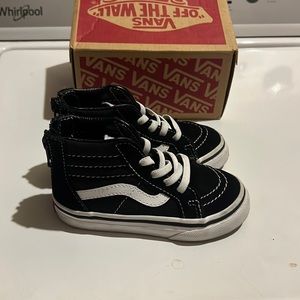 Toddler girl Vans.Size 7. Worn 4 times.